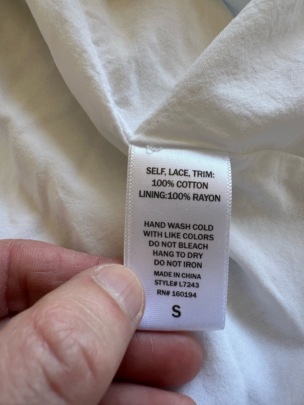 Neuflora Double Lined Smocked Square-Neck White Camisole Top Whimsy Cottage Core - Picture 10 of 10